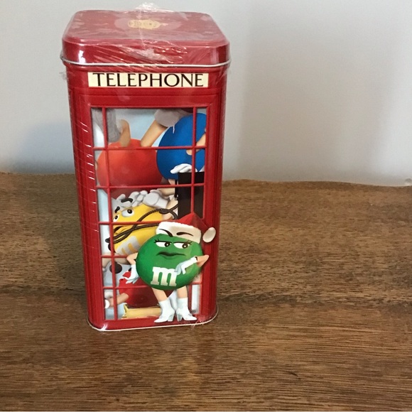 Sealed 2002 M&M English Telephone Booth Tin - Picture 3 of 7